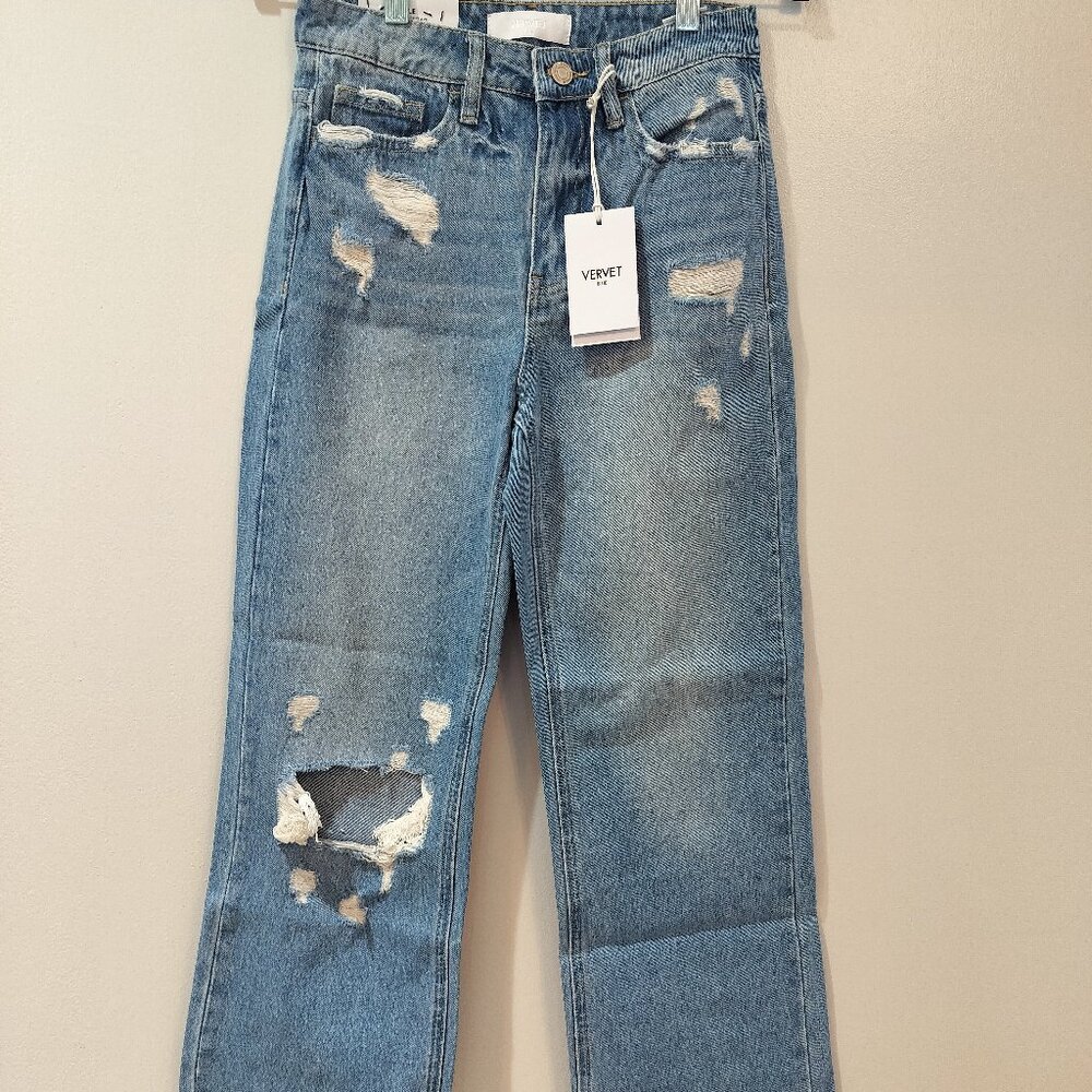 Vervet by Flying Monkey 90's Vintage Ankle Flare Jeans - T5343 - Size 24